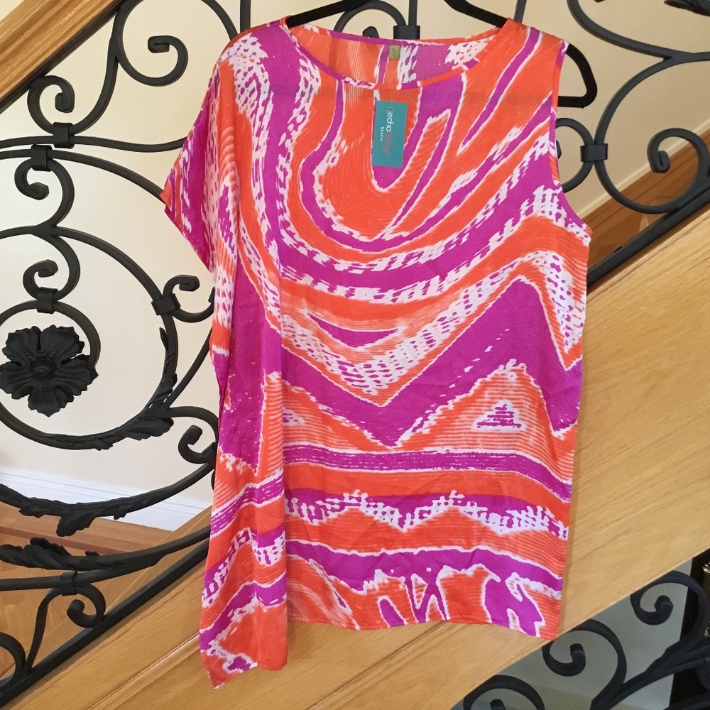 ECHO DESIGN BEACH COVERUP- BRAND NEW WITH TAGS